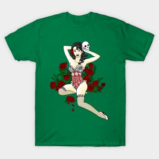 Wild Rose Pin Up T-Shirt